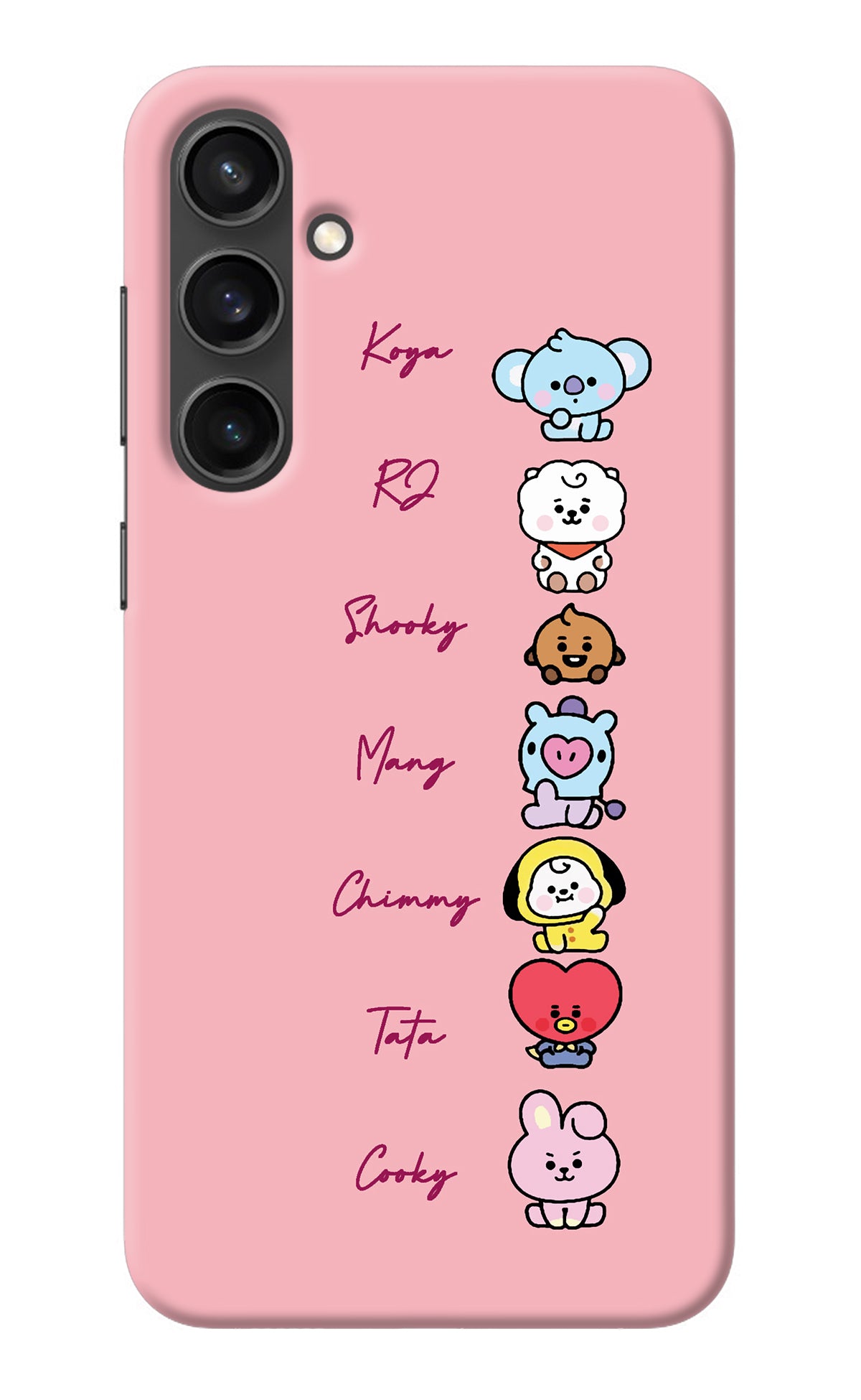 BTS names Samsung S23 Back Cover