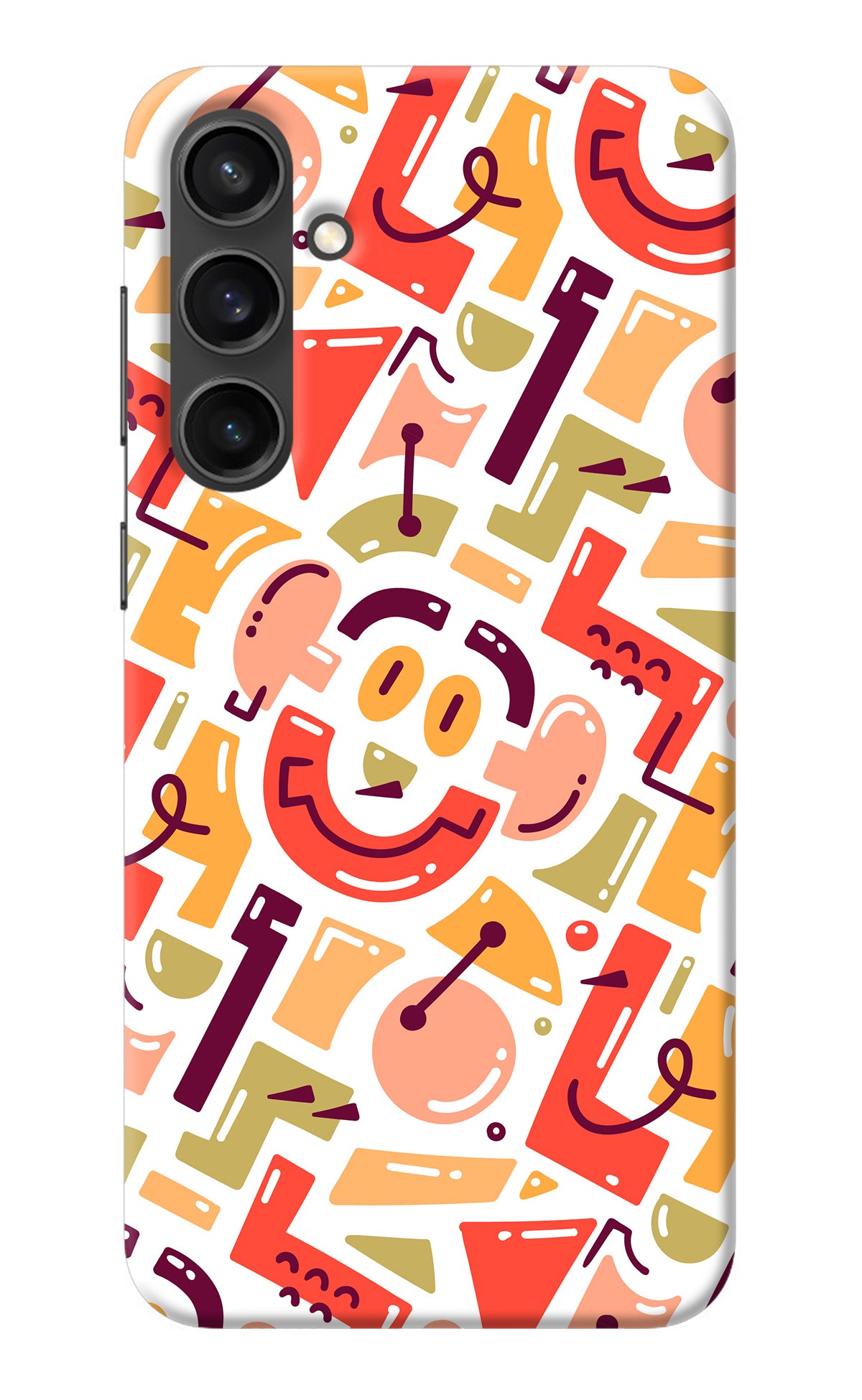 Doodle Pattern Samsung S23 Back Cover