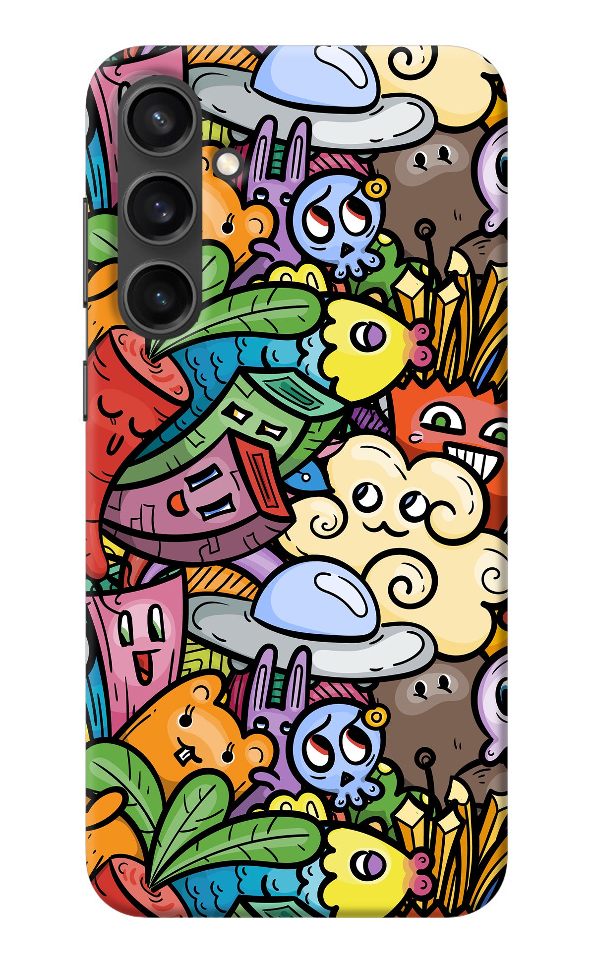 Veggie Doodle Samsung S23 Back Cover