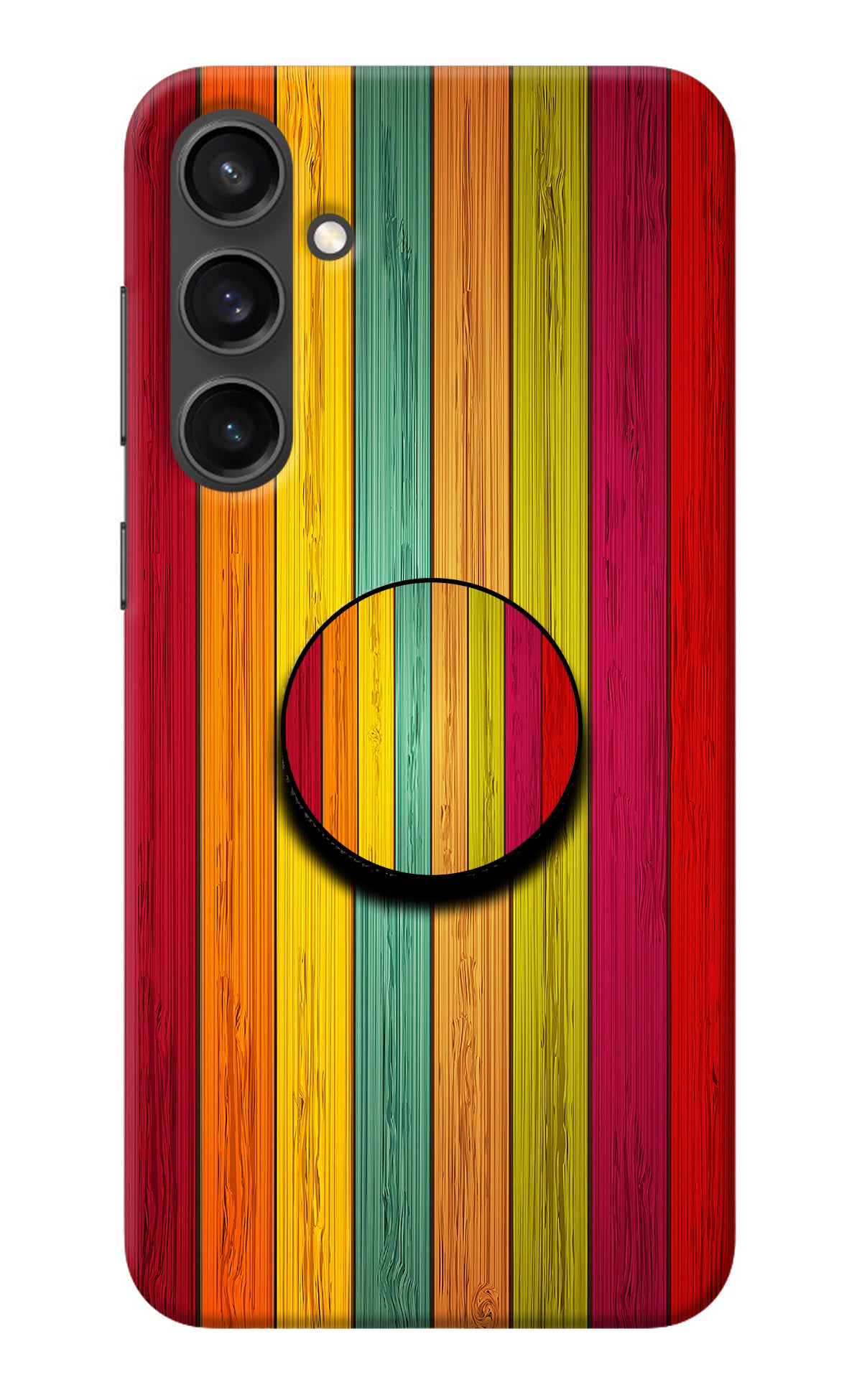 Multicolor Wooden Samsung S23 Pop Case