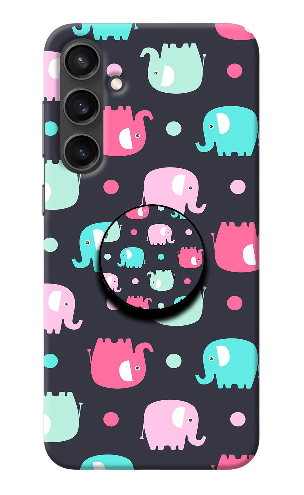 Baby Elephants Samsung S23 Pop Case