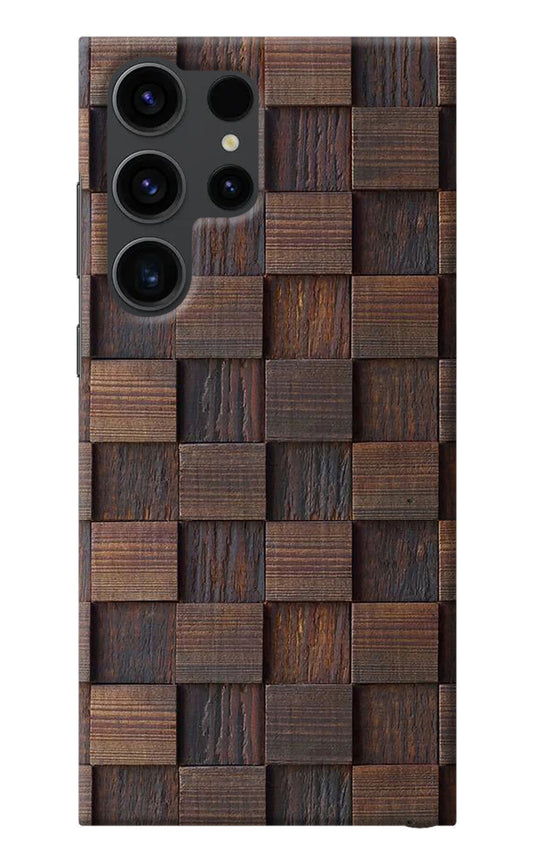 Wooden Cube Design Samsung S23 Ultra Back Cover