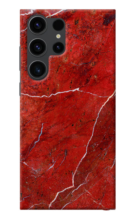 Red Marble Design Samsung S23 Ultra Back Cover