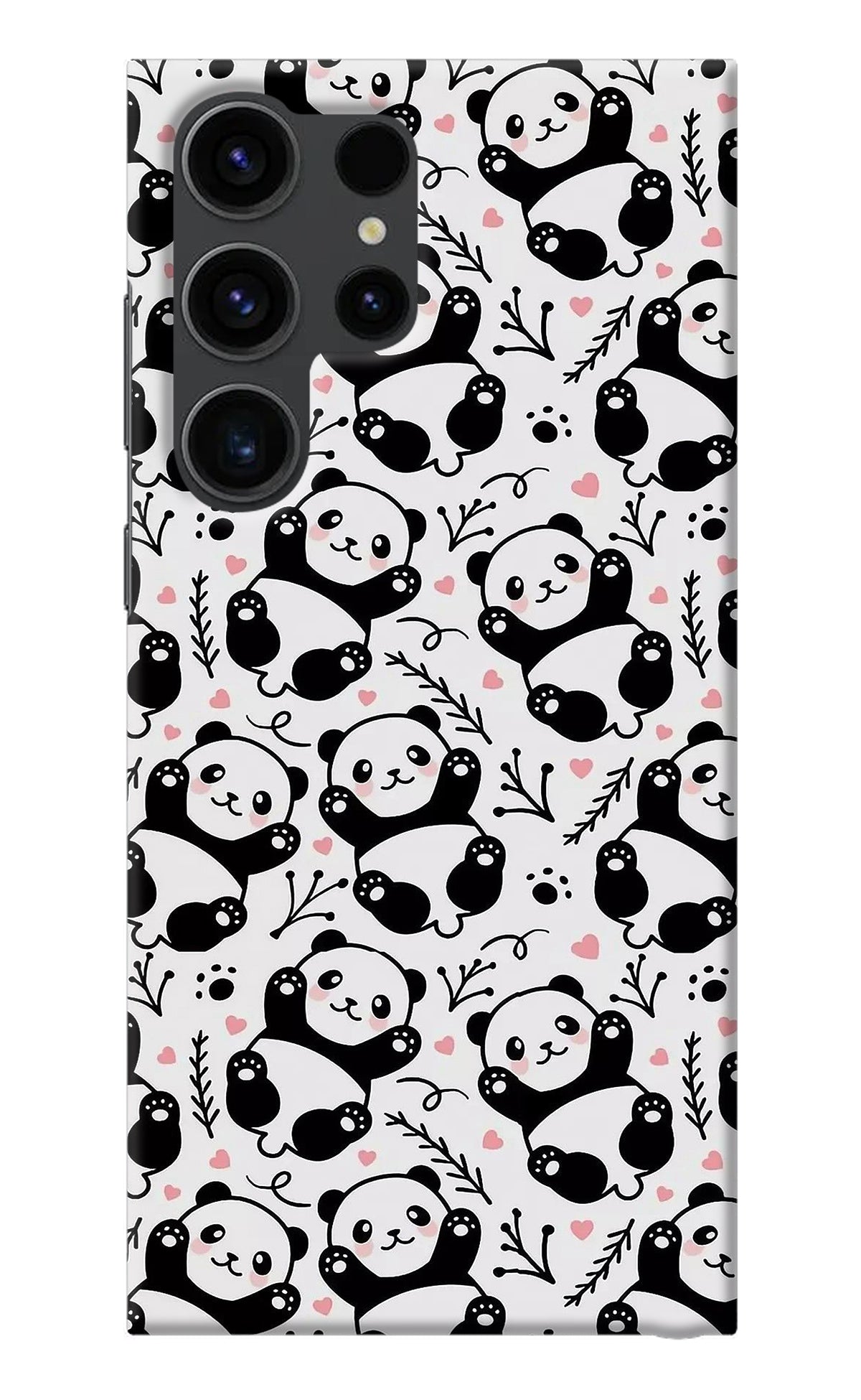 Cute Panda Samsung S23 Ultra Back Cover