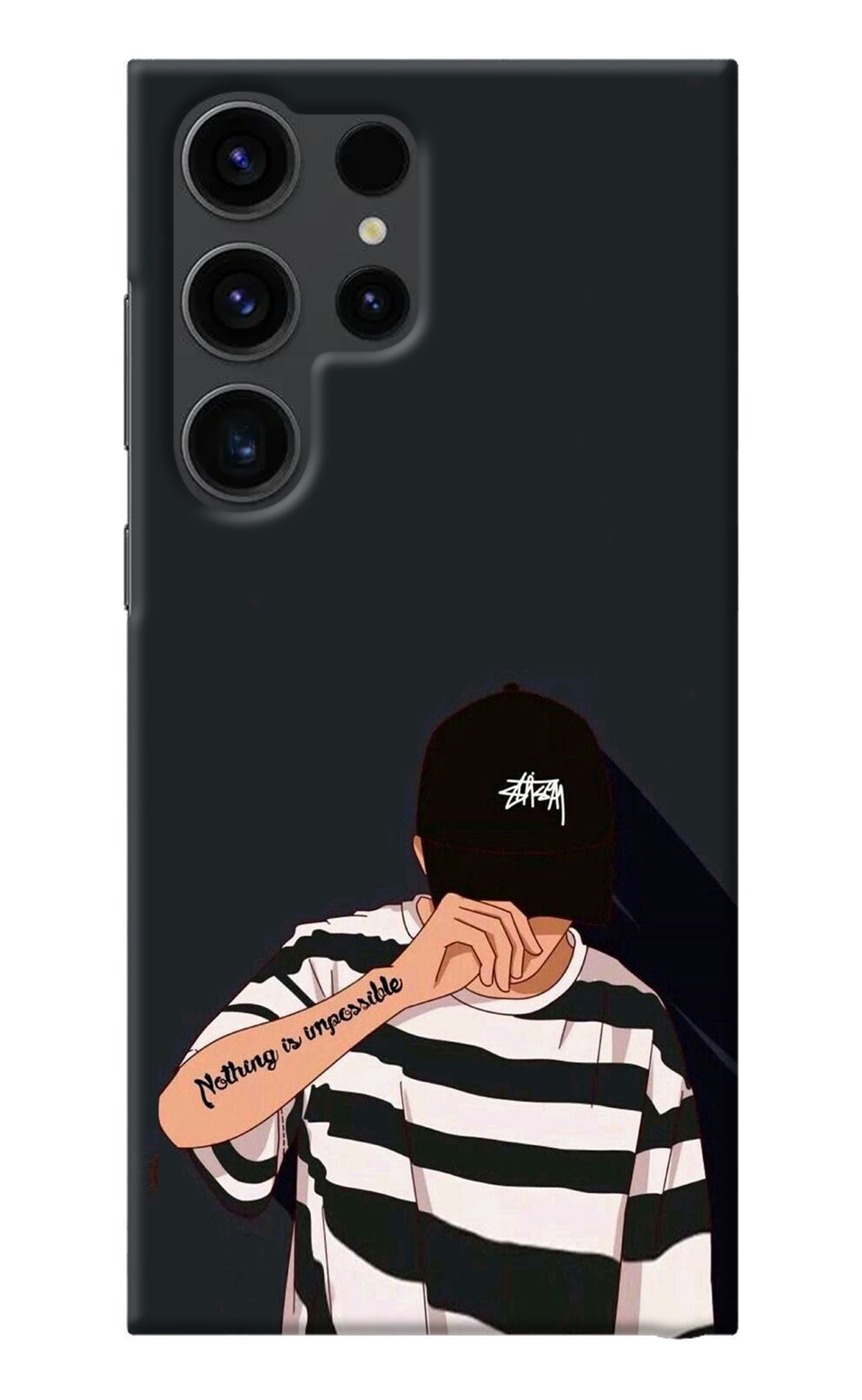 Aesthetic Boy Samsung S23 Ultra Back Cover