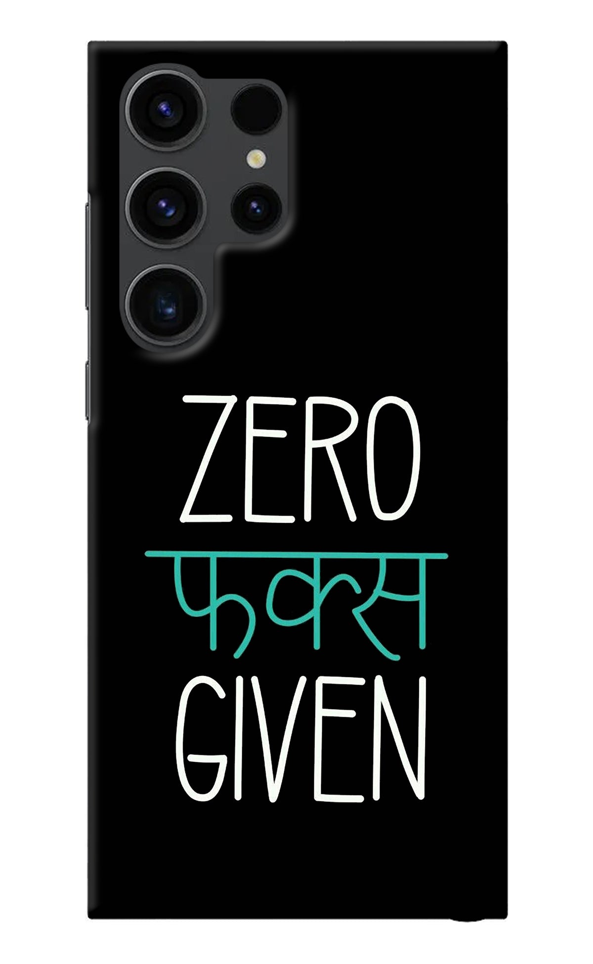 Zero Fucks Given Samsung S23 Ultra Back Cover