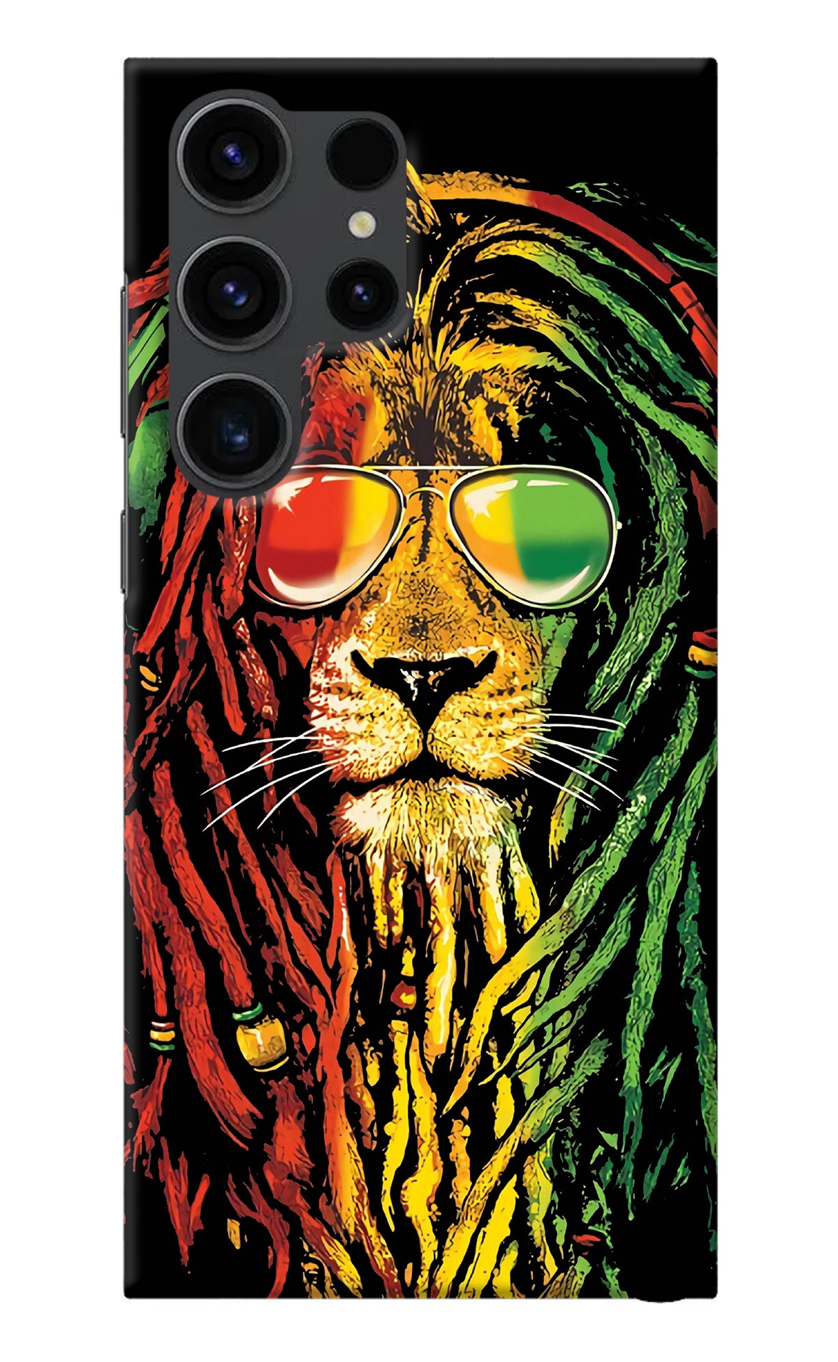 Rasta Lion Samsung S23 Ultra Back Cover