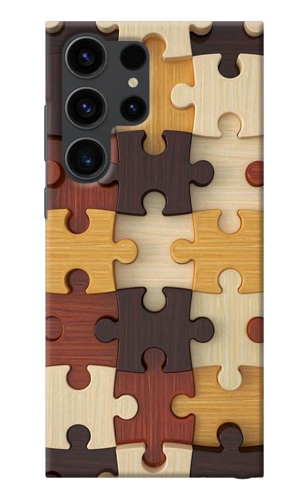 Wooden Puzzle Samsung S23 Ultra Back Cover