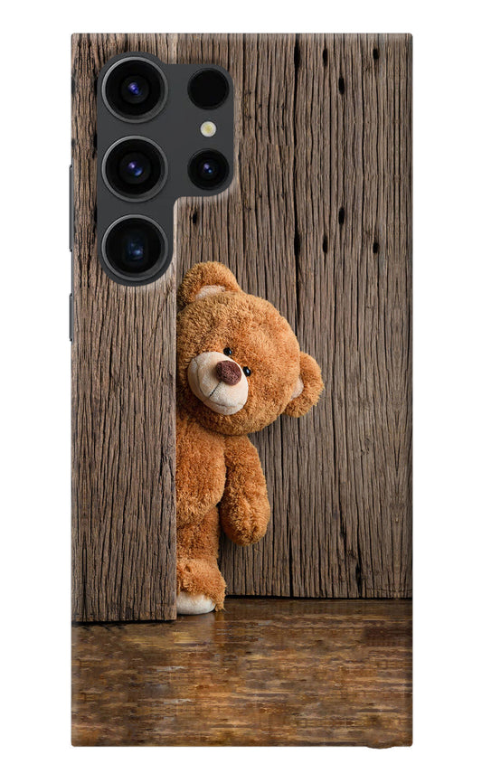 Teddy Wooden Samsung S23 Ultra Back Cover