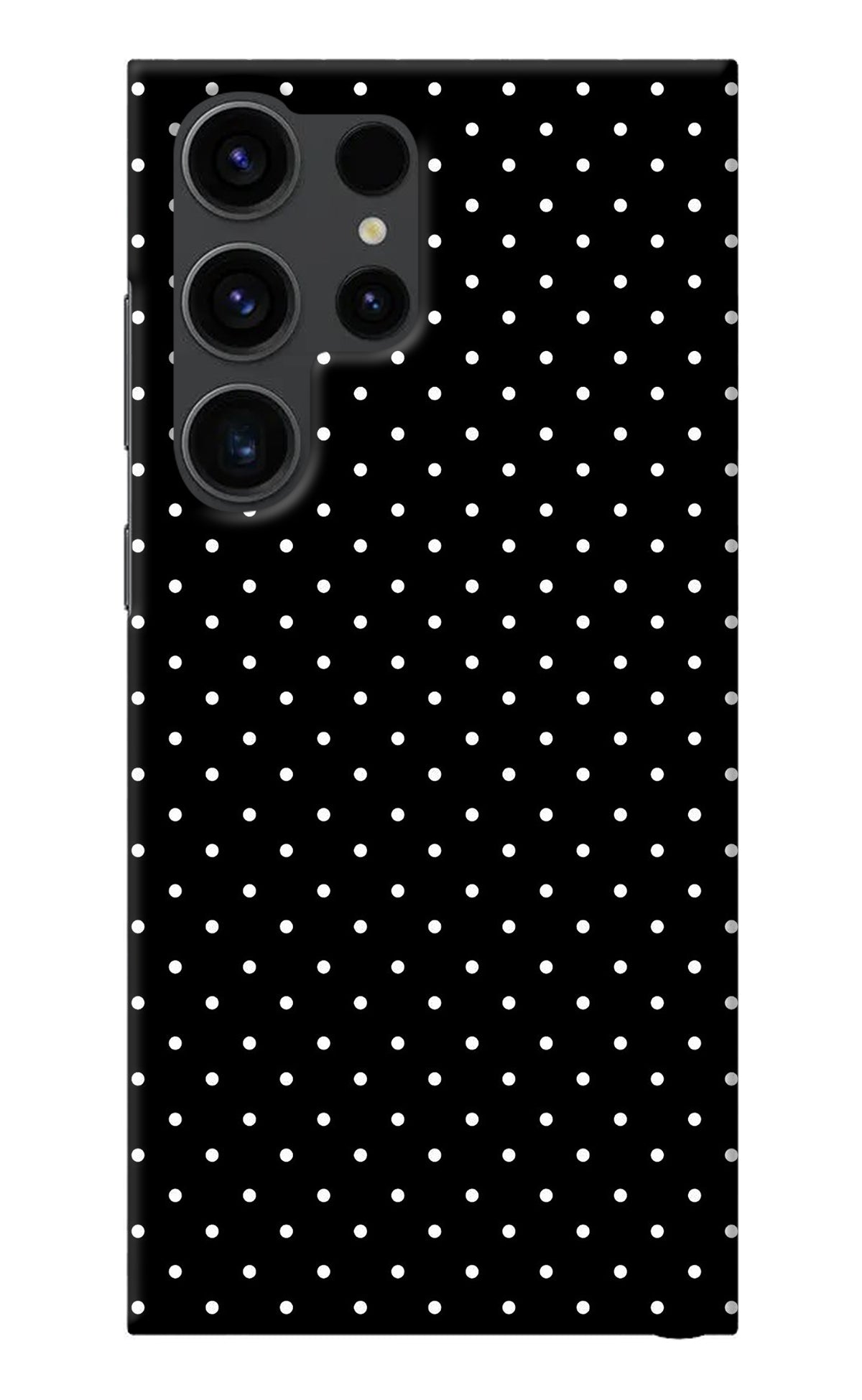 White Dots Samsung S23 Ultra Back Cover