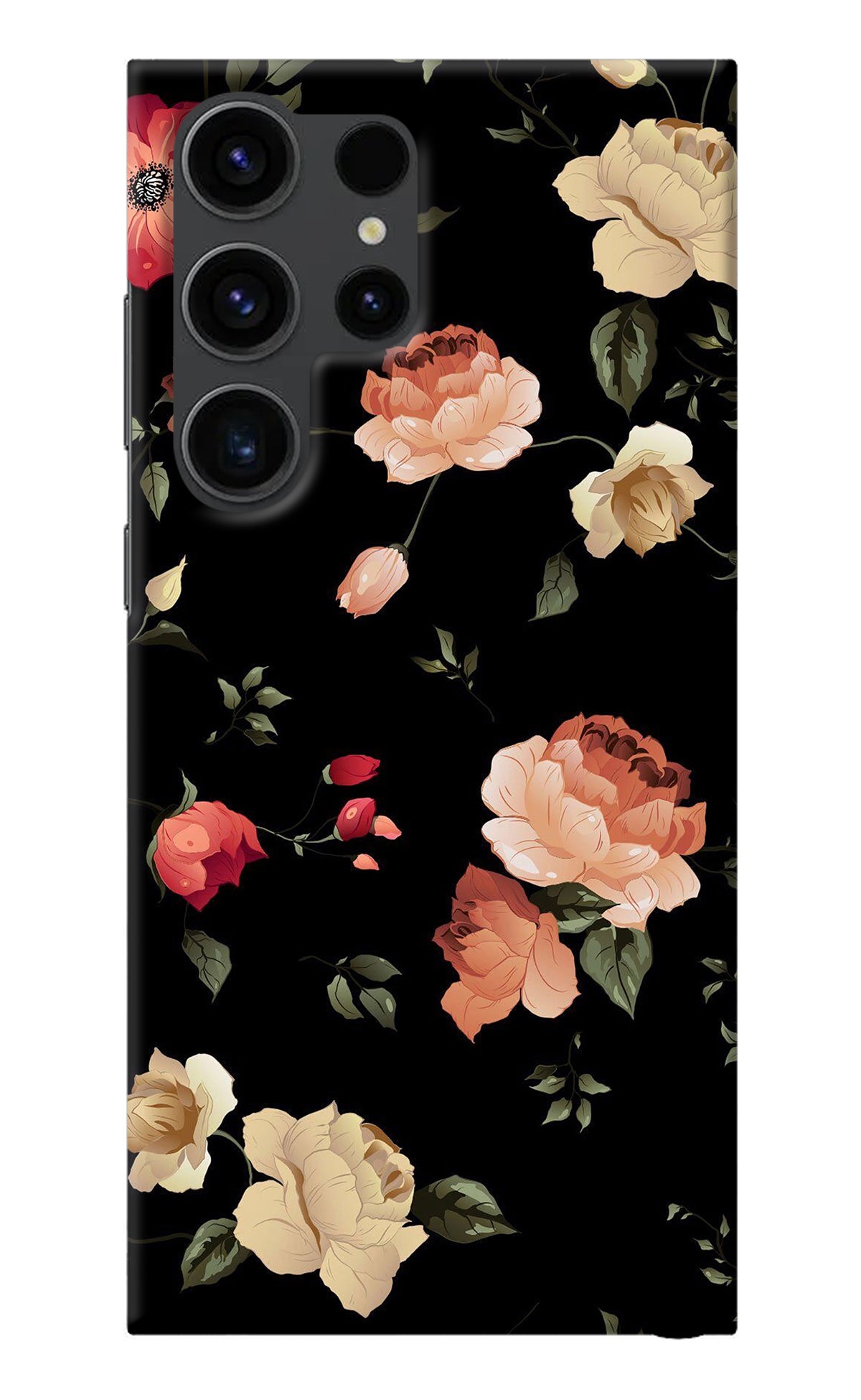 Flowers Samsung S23 Ultra Back Cover