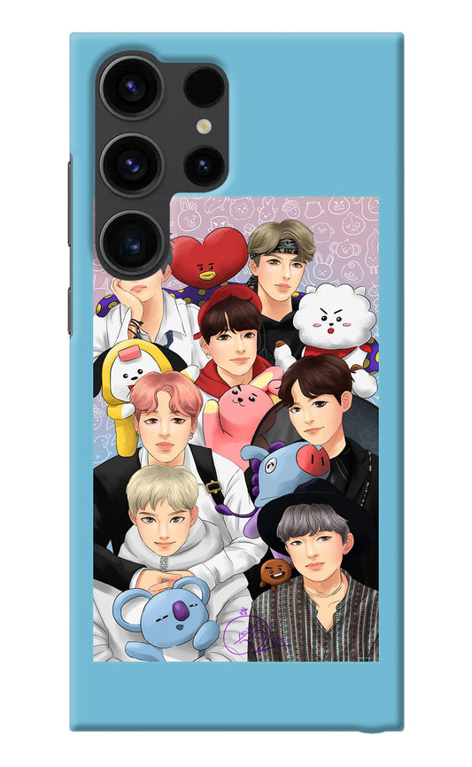 BTS with animals Samsung S23 Ultra Back Cover