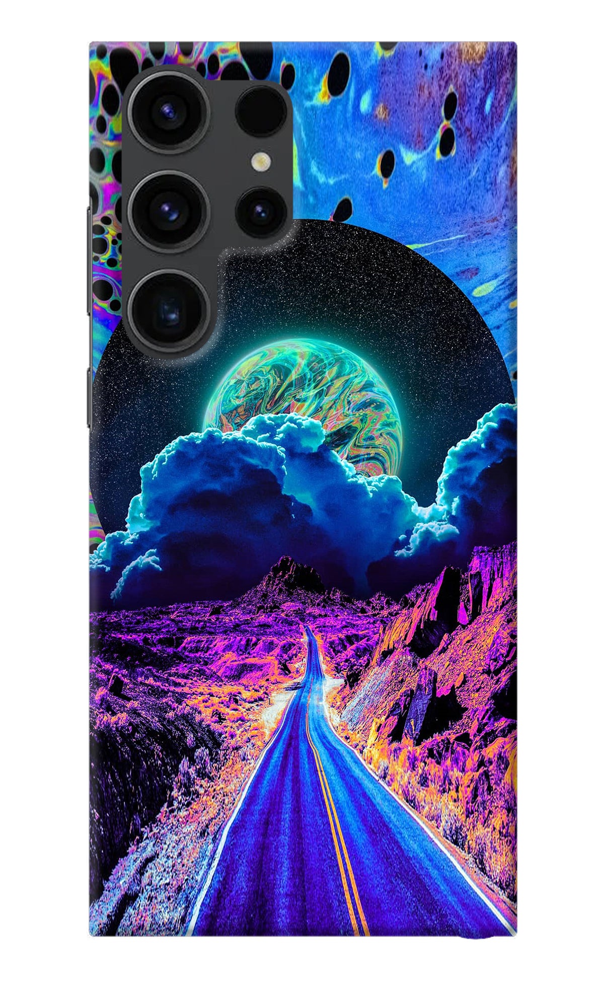 Psychedelic Painting Samsung S23 Ultra Back Cover