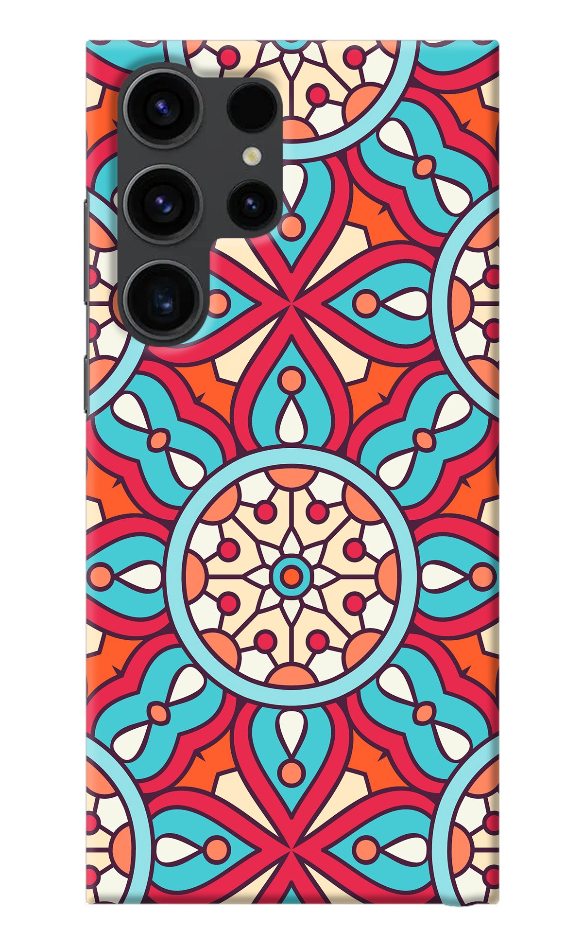 Mandala Geometric Samsung S23 Ultra Back Cover