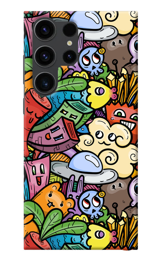 Veggie Doodle Samsung S23 Ultra Back Cover