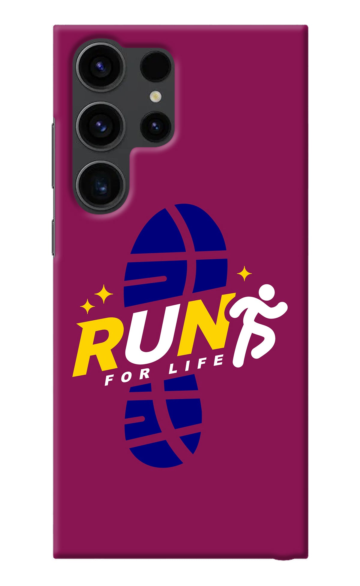 Run for Life Samsung S23 Ultra Back Cover