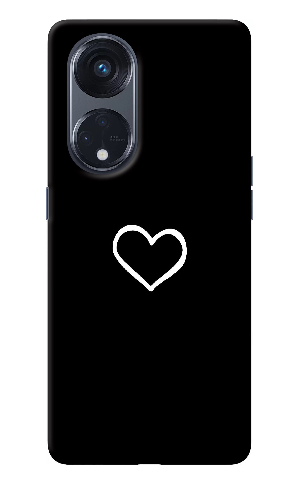 Heart Oppo Reno8 T 5G Back Cover