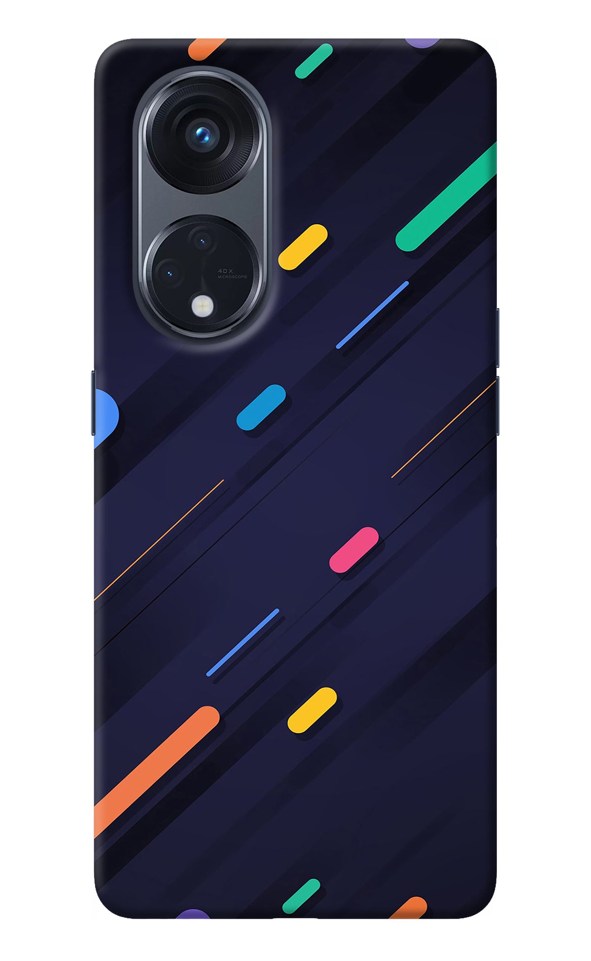 Abstract Design Oppo Reno8 T 5G Back Cover