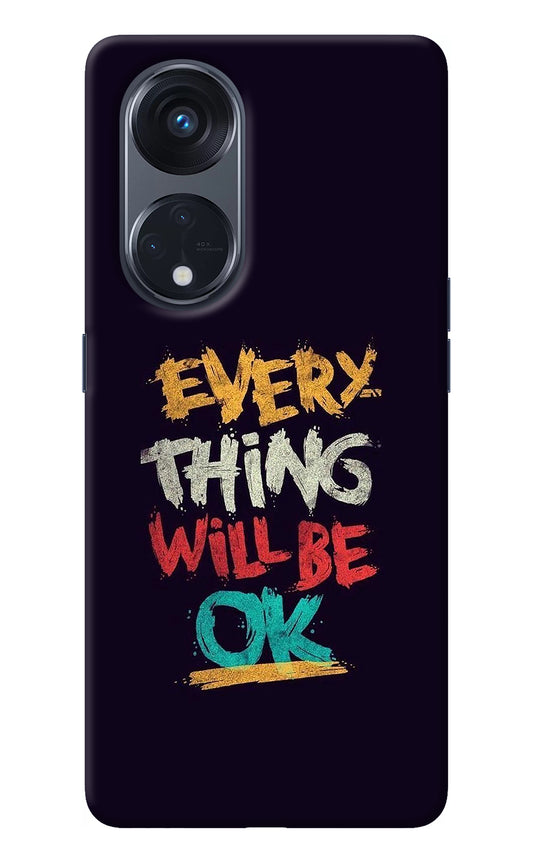 Everything Will Be Ok Oppo Reno8 T 5G Back Cover
