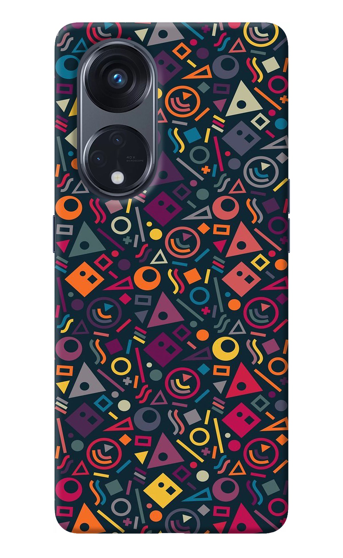 Geometric Abstract Oppo Reno8 T 5G Back Cover