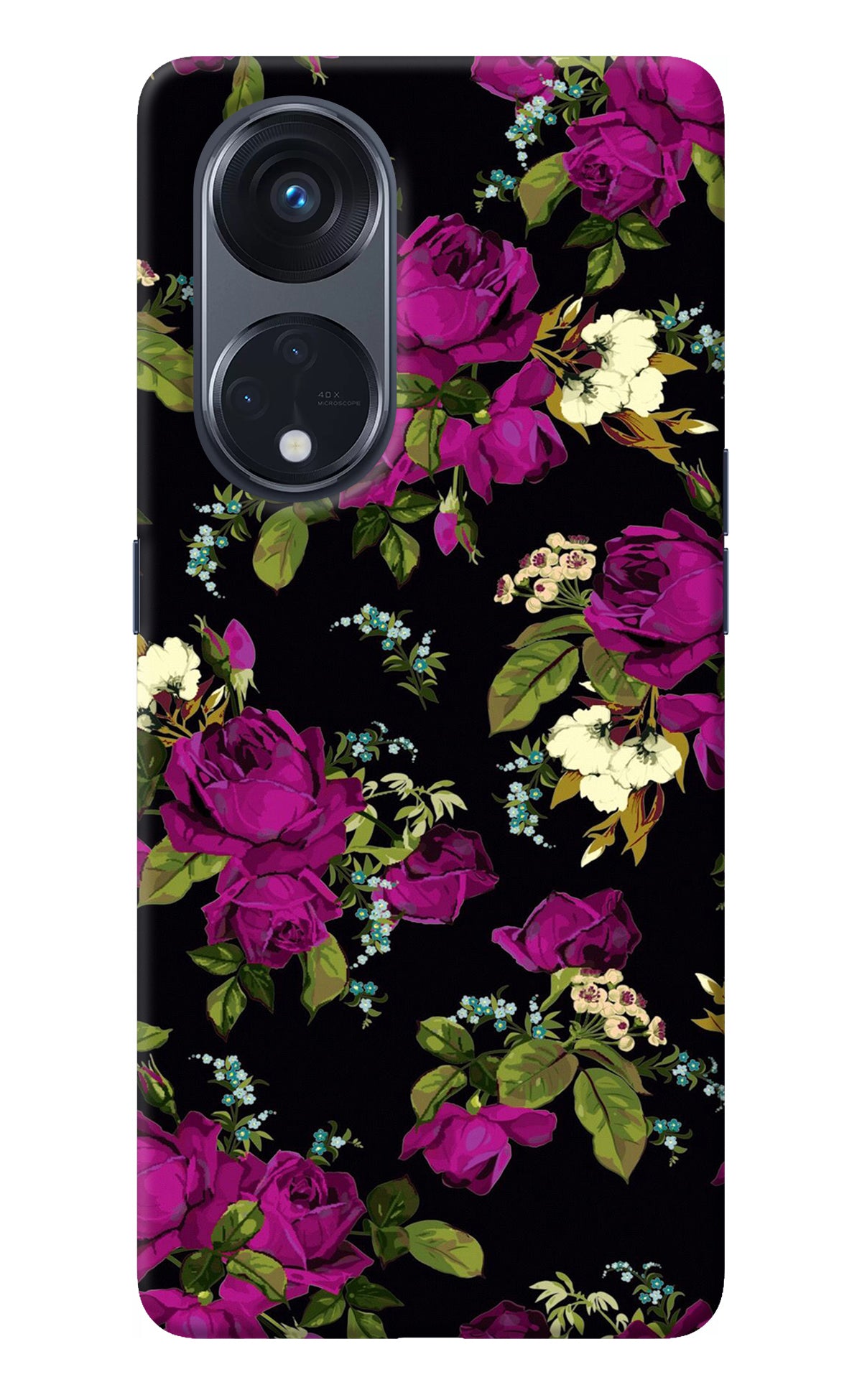 Flowers Oppo Reno8 T 5G Back Cover