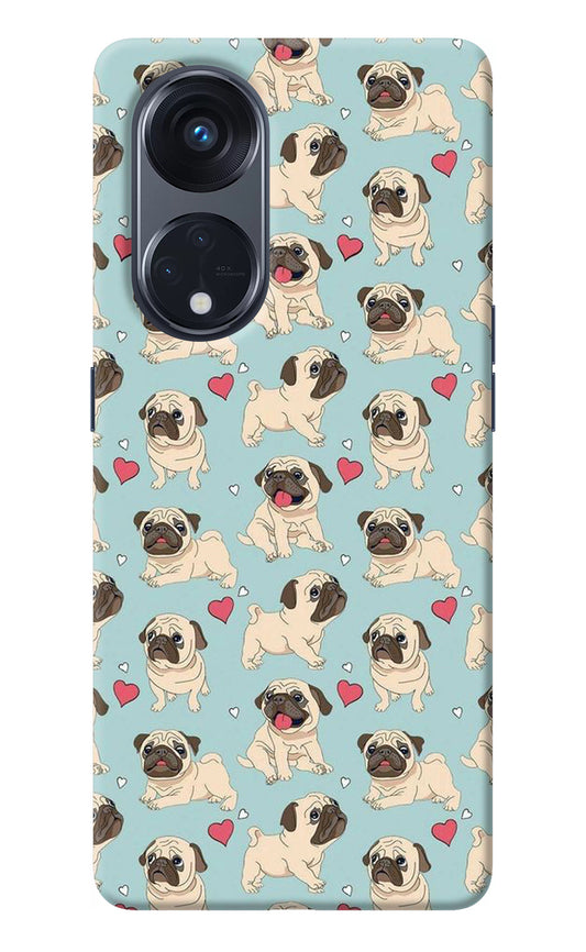 Pug Dog Oppo Reno8 T 5G Back Cover