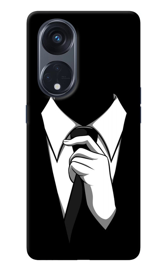 Black Tie Oppo Reno8 T 5G Back Cover