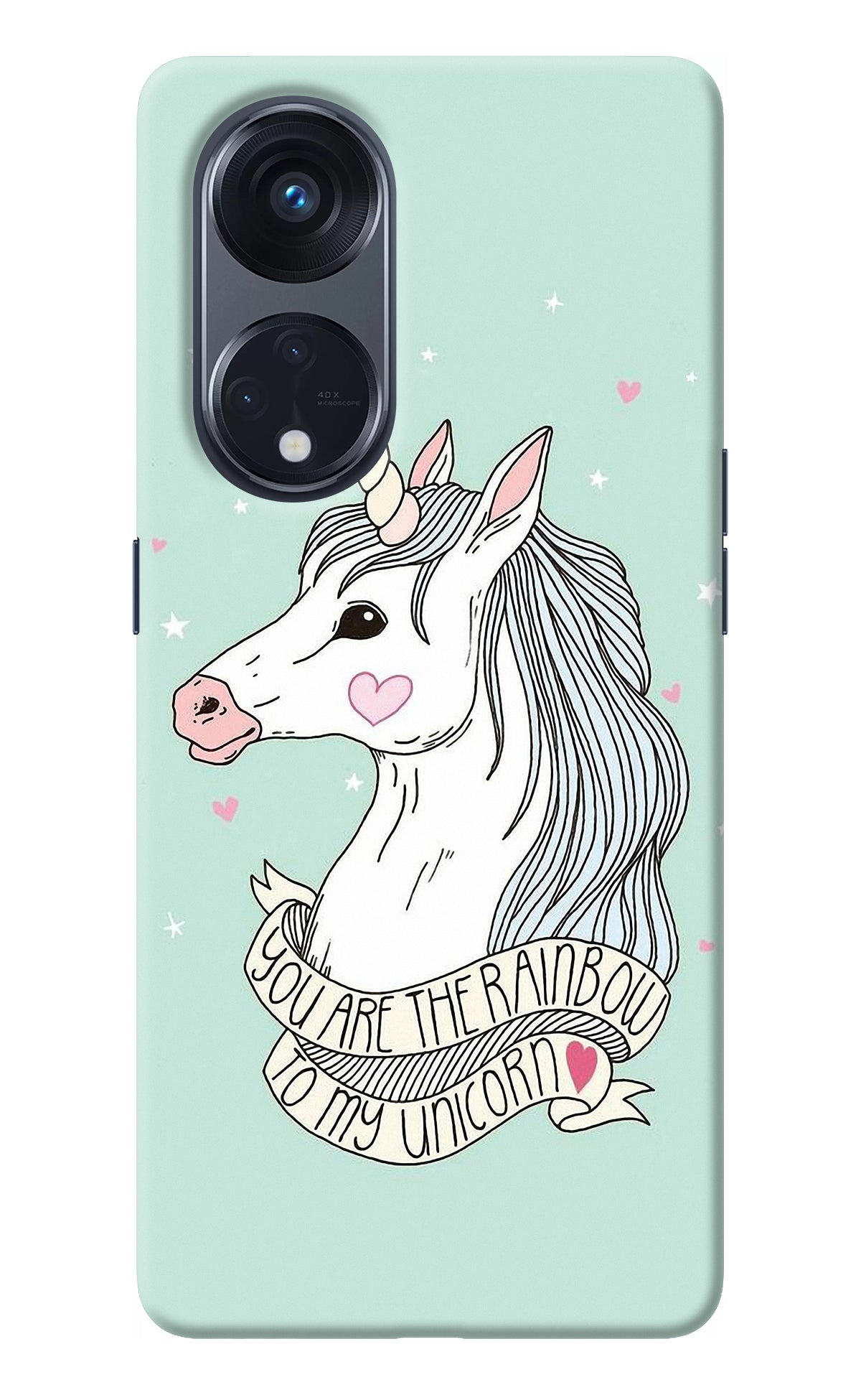 Unicorn Wallpaper Oppo Reno8 T 5G Back Cover