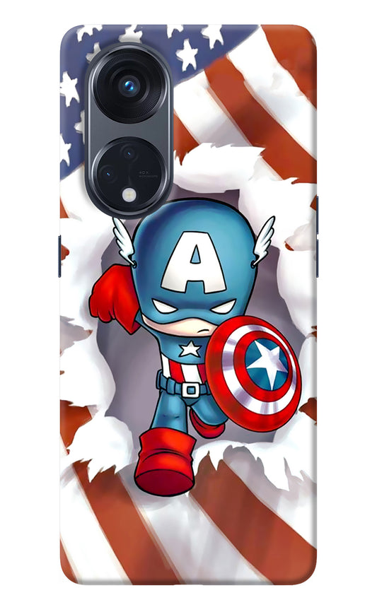 Captain America Oppo Reno8 T 5G Back Cover