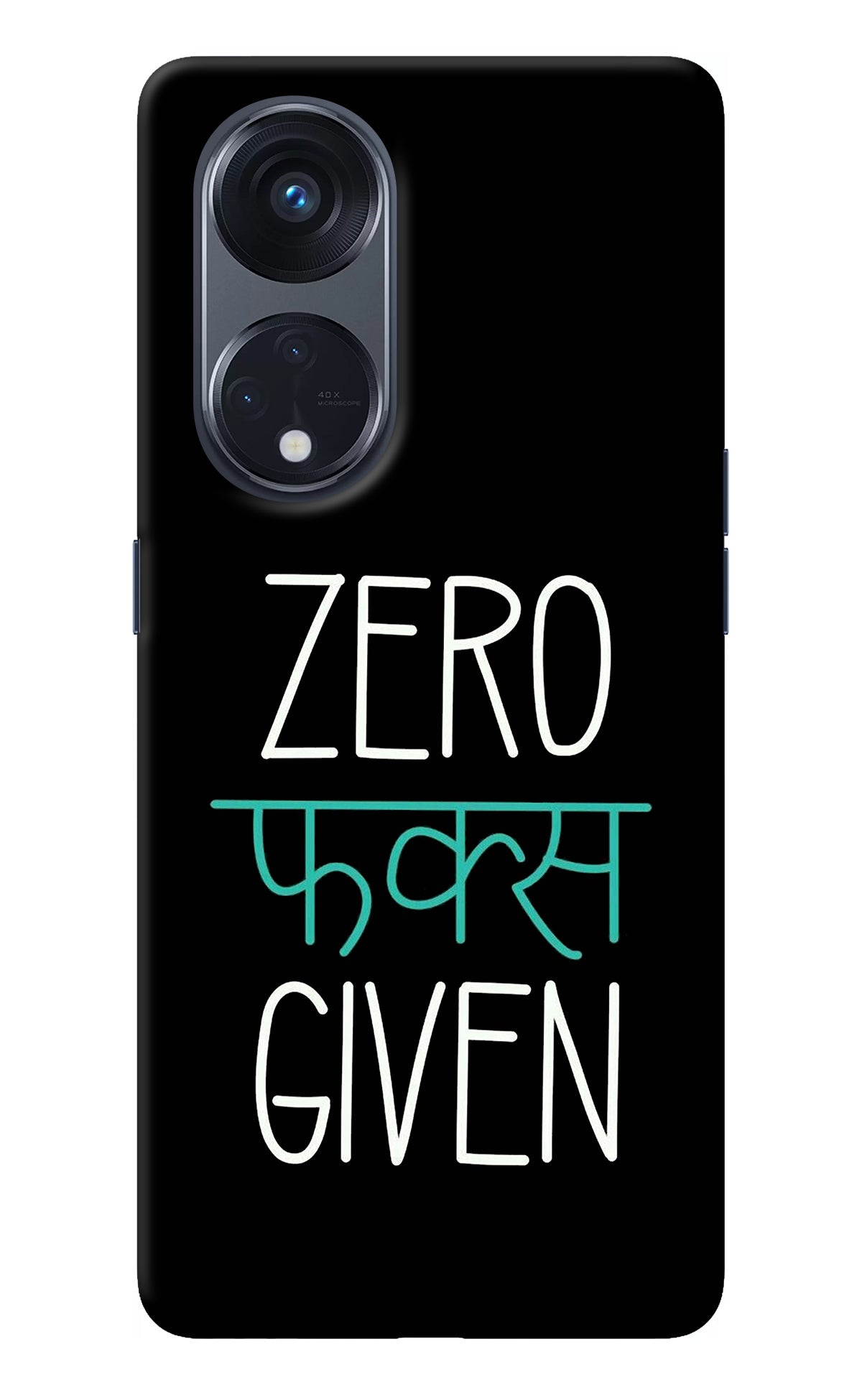 Zero Fucks Given Oppo Reno8 T 5G Back Cover