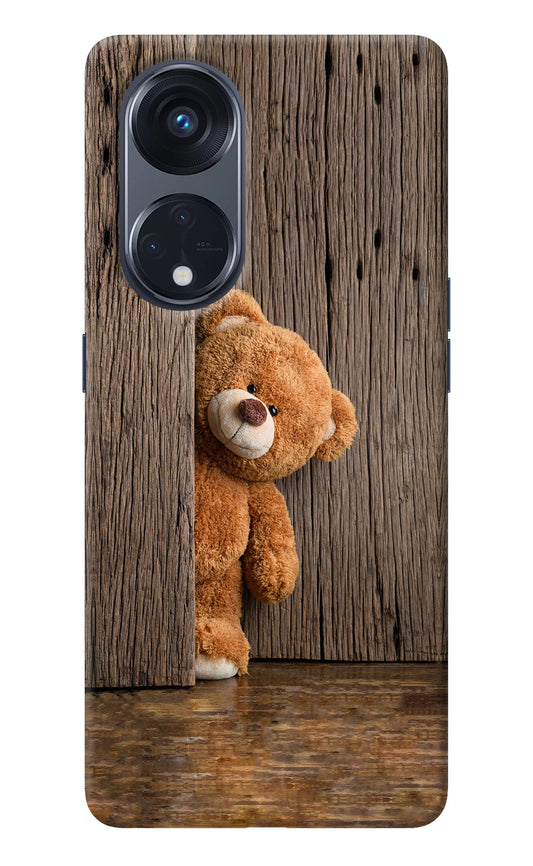 Teddy Wooden Oppo Reno8 T 5G Back Cover