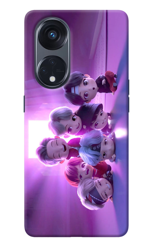 BTS Chibi Oppo Reno8 T 5G Back Cover