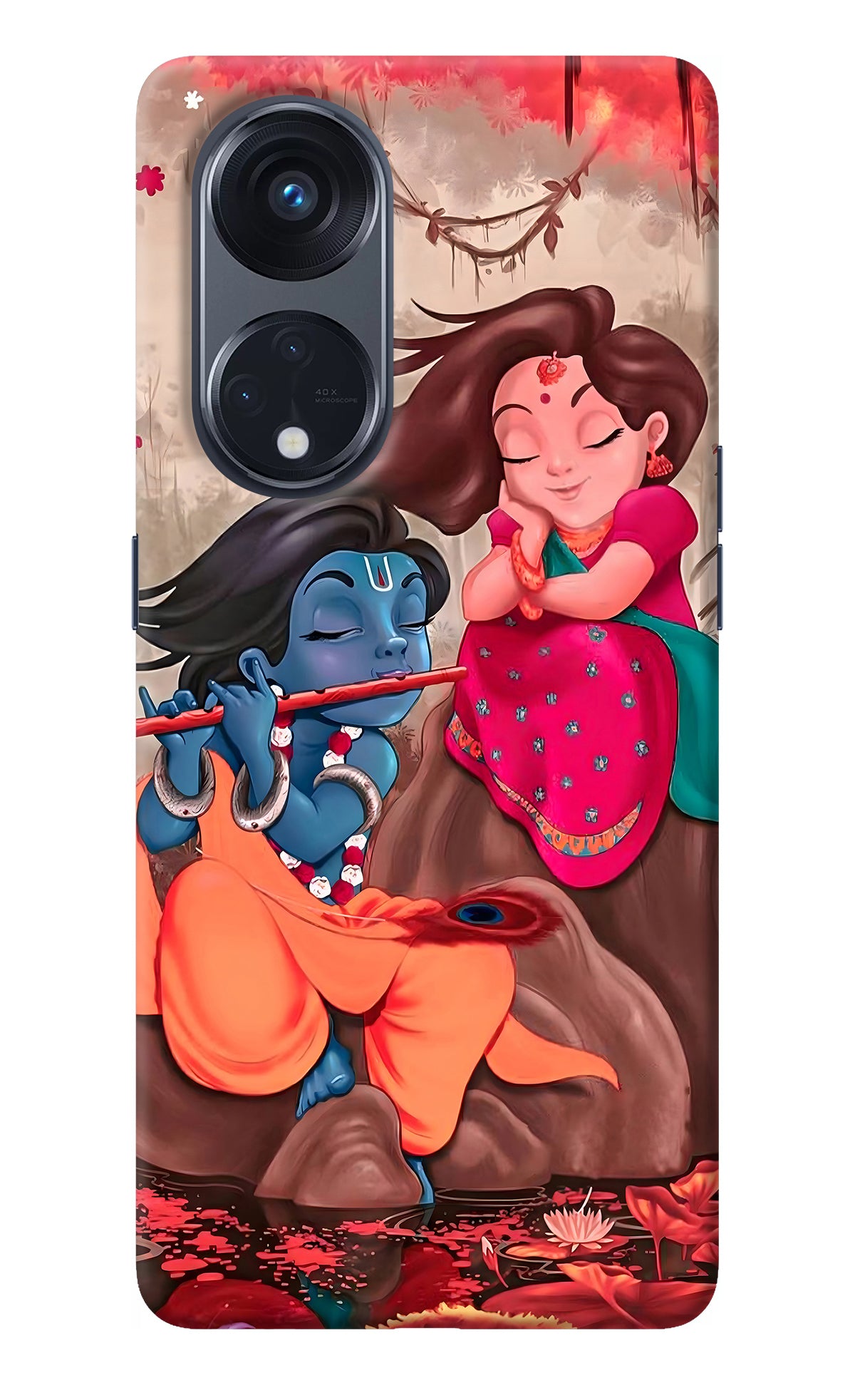 Radhe Krishna Oppo Reno8 T 5G Back Cover