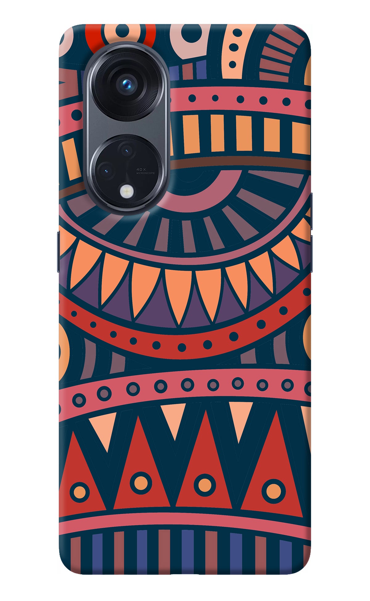 African Culture Design Oppo Reno8 T 5G Back Cover