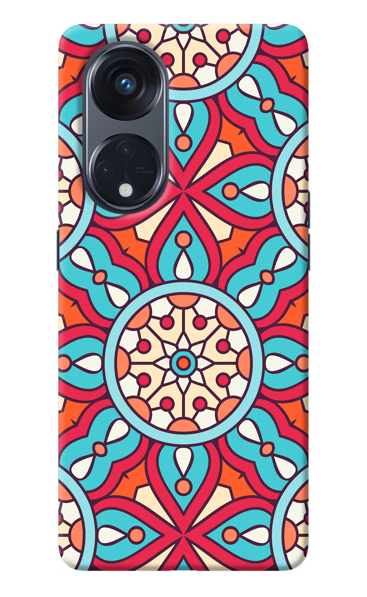 Mandala Geometric Oppo Reno8 T 5G Back Cover