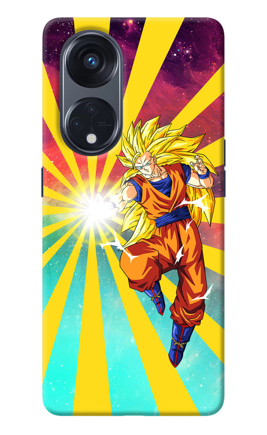 Goku Super Saiyan Oppo Reno8 T 5G Back Cover