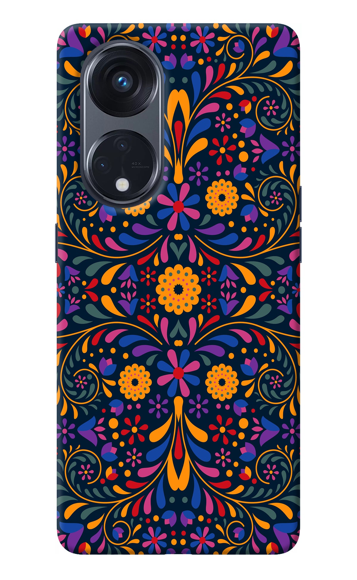 Mexican Art Oppo Reno8 T 5G Back Cover