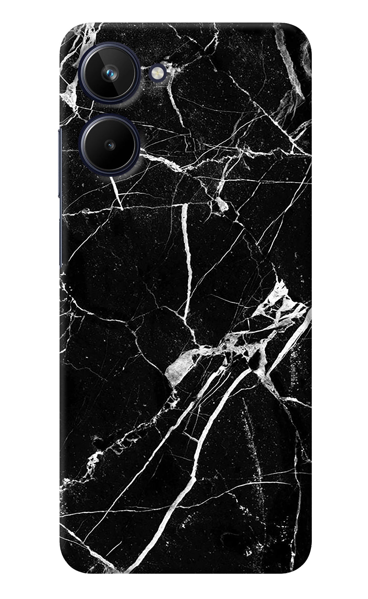 Black Marble Pattern Realme 10 Back Cover