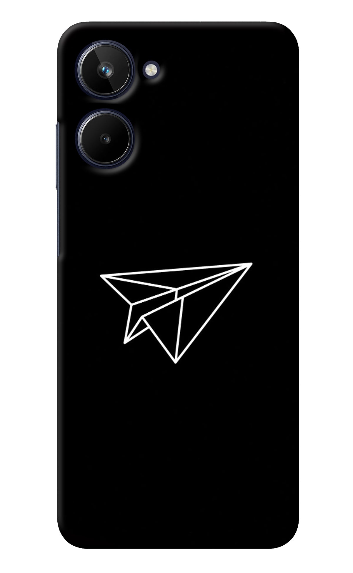 Paper Plane White Realme 10 Back Cover