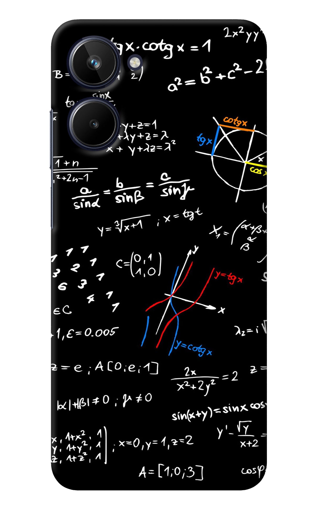 Mathematics Formula Realme 10 Back Cover