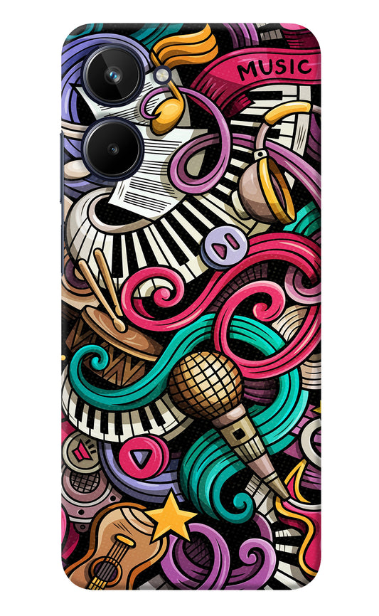 Music Abstract Realme 10 Back Cover