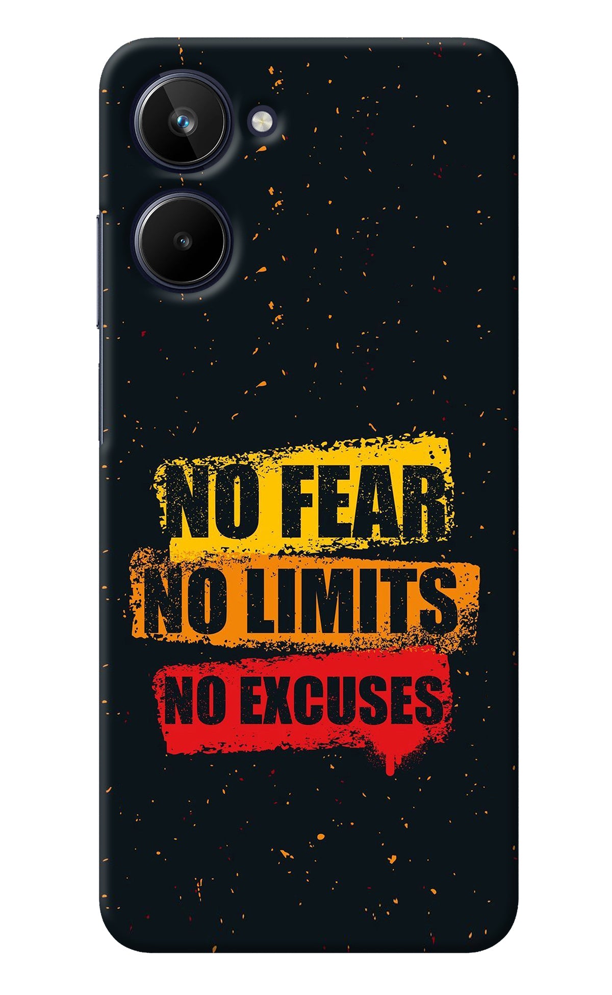 No Fear No Limits No Excuse Realme 10 Back Cover