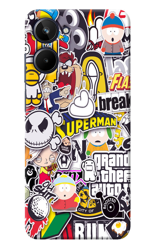 Sticker Bomb Realme 10 Back Cover