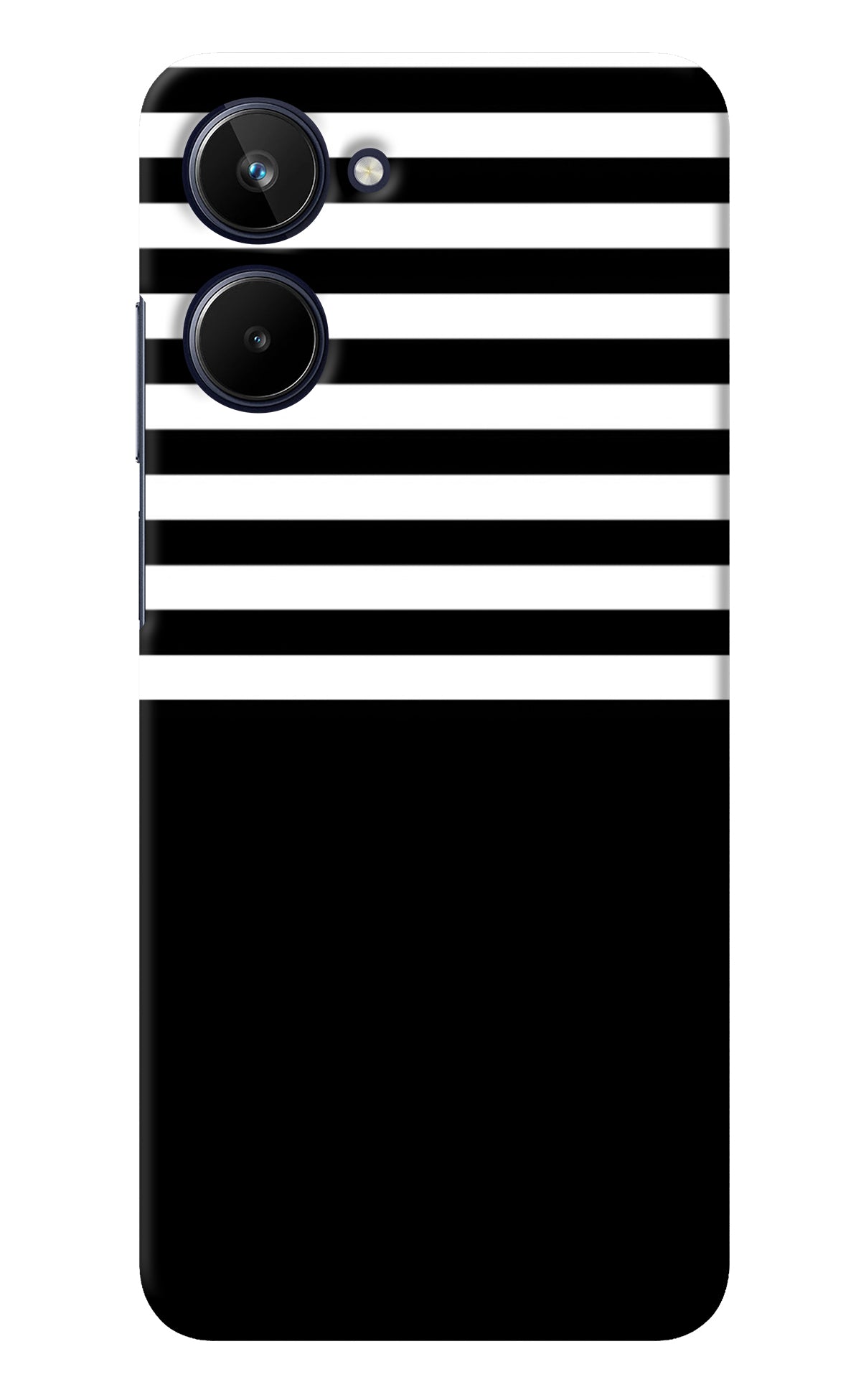 Black and White Print Realme 10 Back Cover