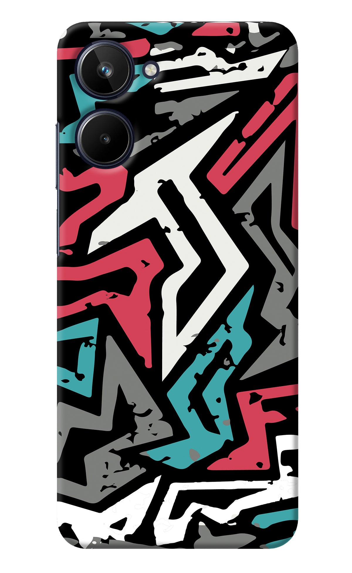 Geometric Graffiti Realme 10 Back Cover