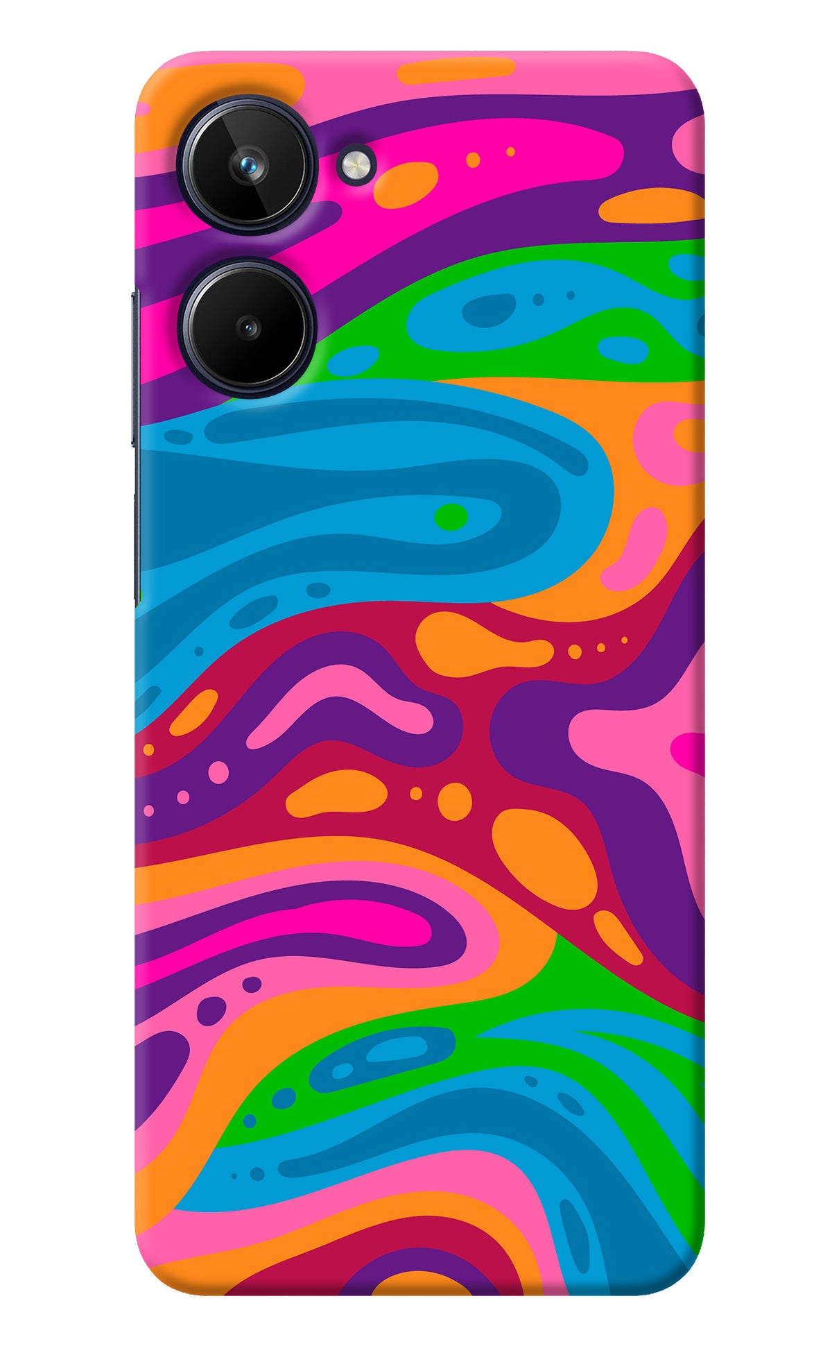 Trippy Pattern Realme 10 Back Cover