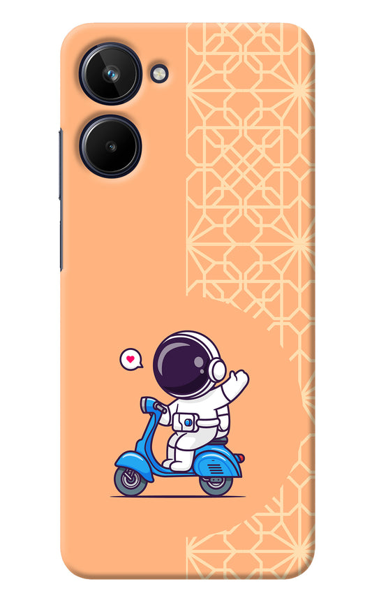 Cute Astronaut Riding Realme 10 Back Cover