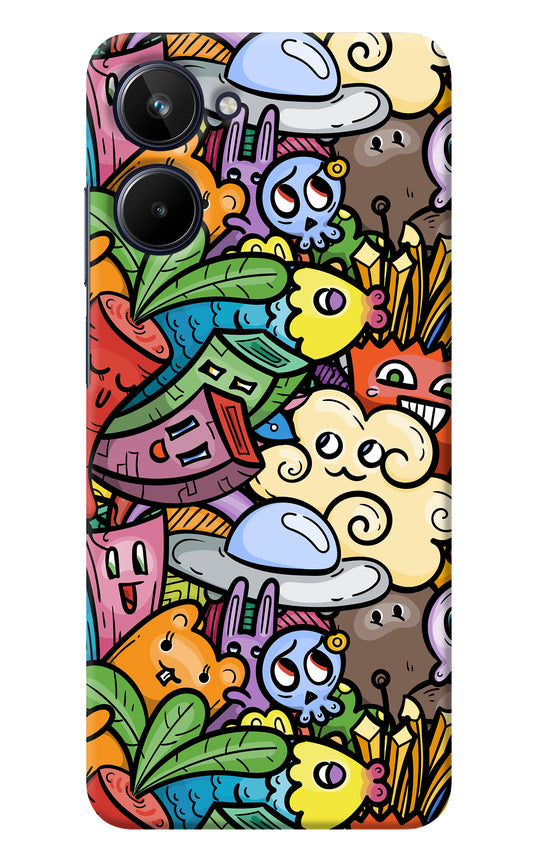 Veggie Doodle Realme 10 Back Cover