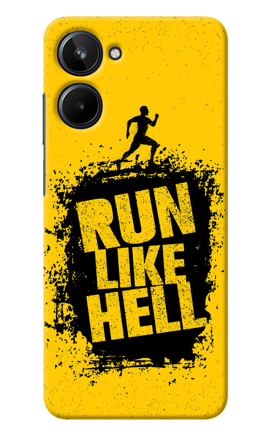 Run Like Hell Realme 10 Back Cover