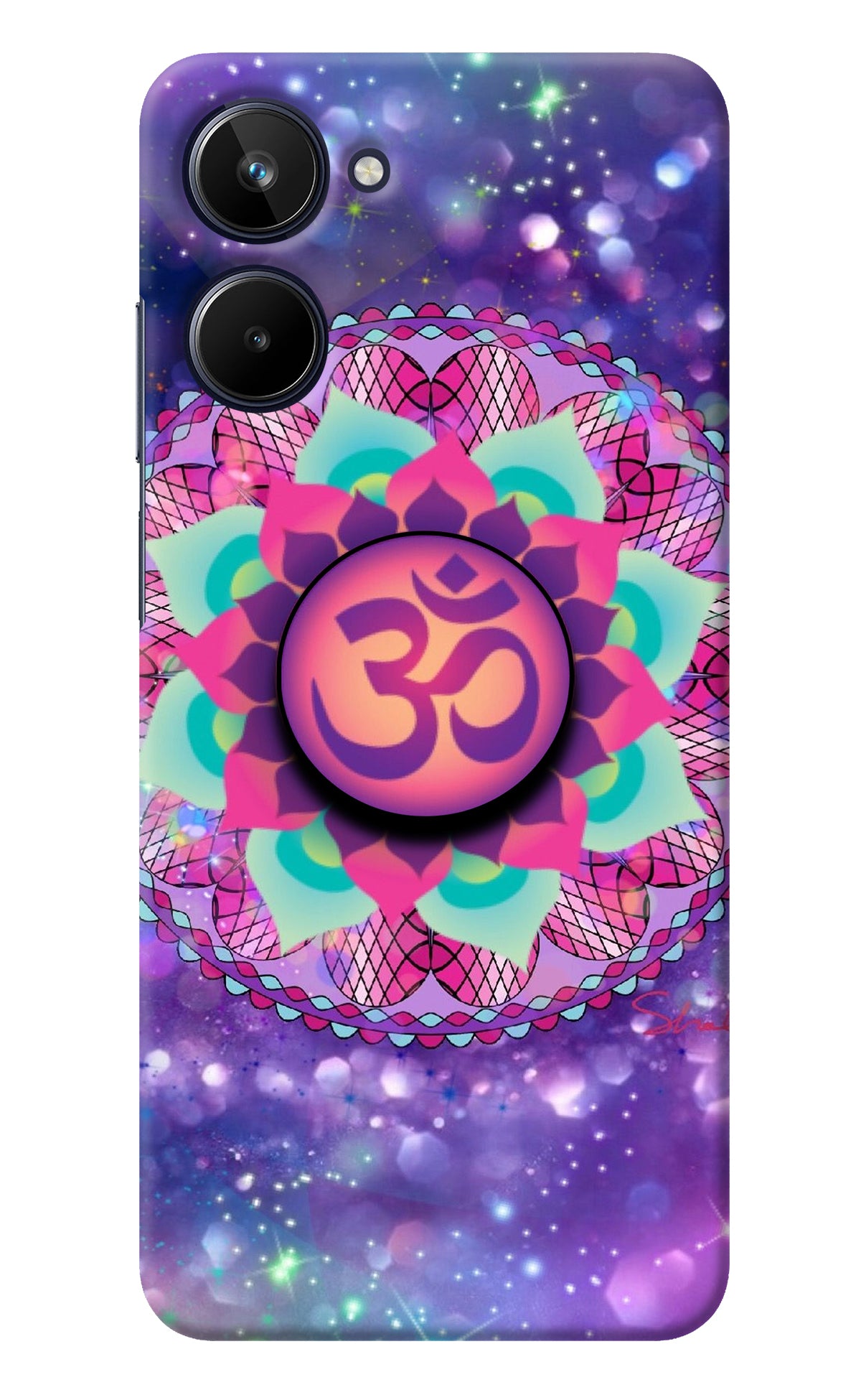 Om Purple Realme 10 Pop Case